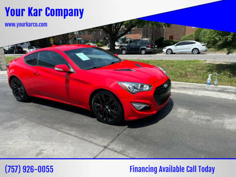 2016 Hyundai Genesis Coupe for sale at Your Kar Company in Norfolk VA