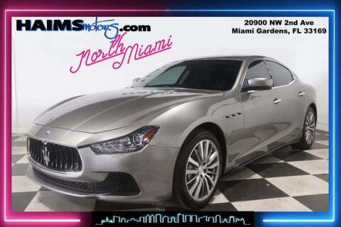 2016 Maserati Ghibli for sale at Haims Motors Miami in Miami Gardens FL