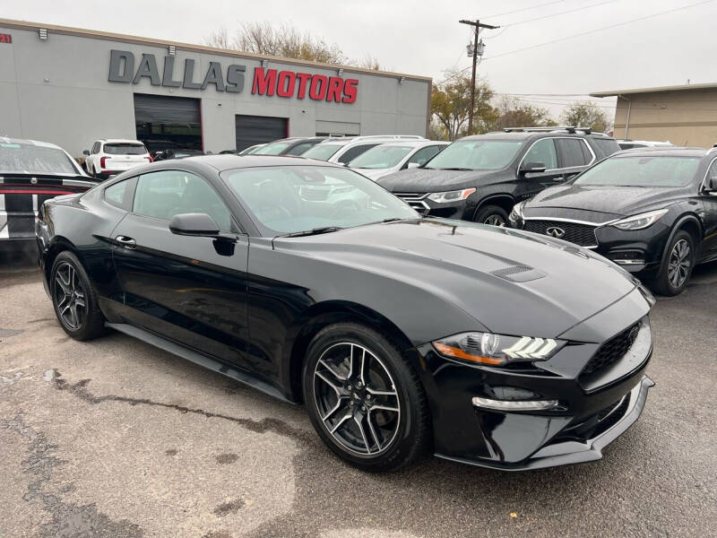 Used 2022 Ford Mustang EcoBoost Premium with VIN 1FA6P8TH5N5106658 for sale in Garland, TX