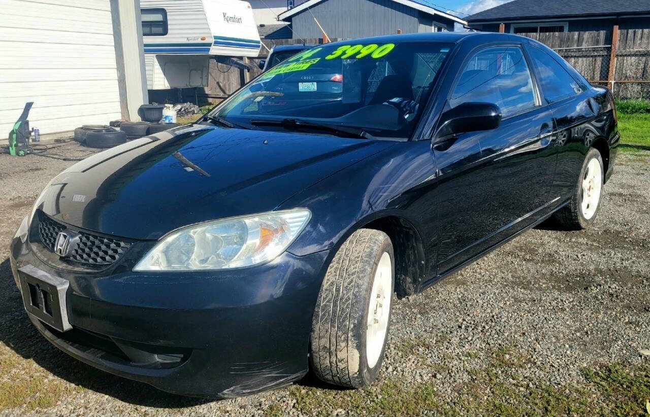 2004 Honda Civic for sale at Aldridge Auto's Sales & Repair in University Place, WA