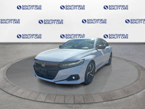 2021 Honda Accord for sale at SOUTHFIELD QUALITY CARS in Detroit MI