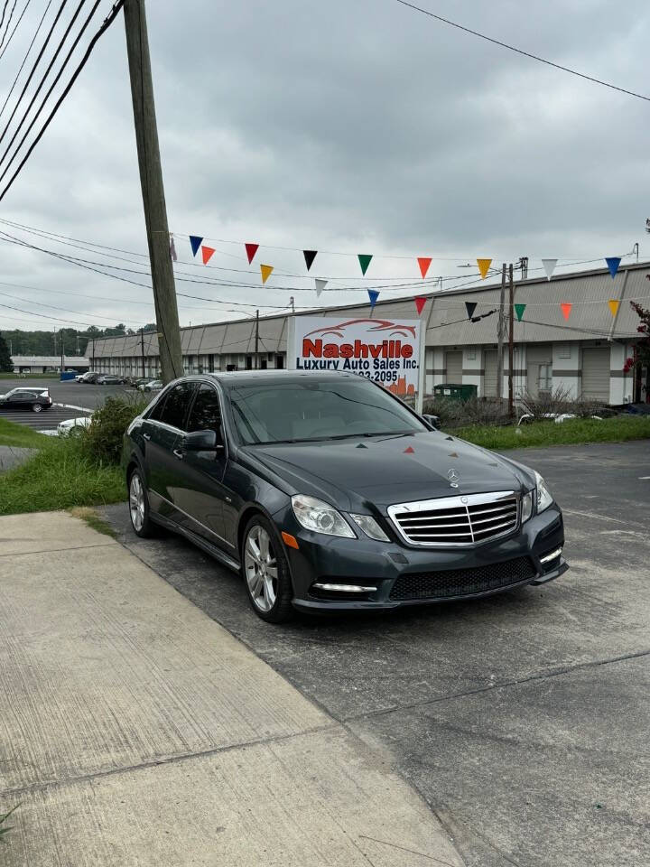 2012 Mercedes-Benz E-Class for sale at Nashville Luxury Auto Sales in Nashville, TN