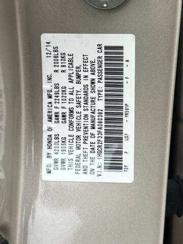 2015 Honda Accord LX