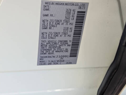 2024 Nissan Pathfinder Platinum