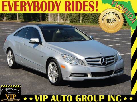 2012 Mercedes-Benz E-Class for sale at VIP Auto Group in Clearwater FL