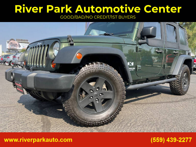 2008 Jeep Wrangler Unlimited for sale at River Park Automotive Center in Fresno CA