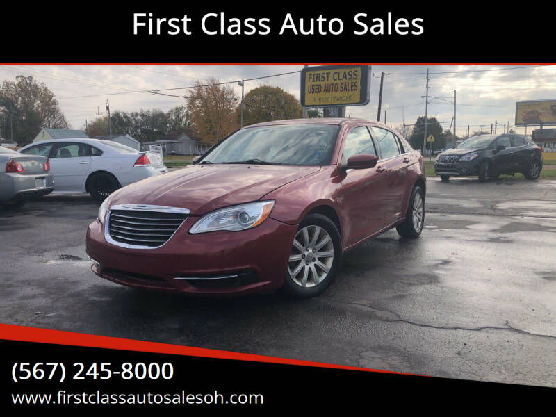 2012 Chrysler 200 for sale at First Class Auto Sales in Fostoria OH