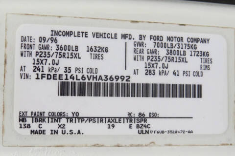 1997 Ford E-Series E-150