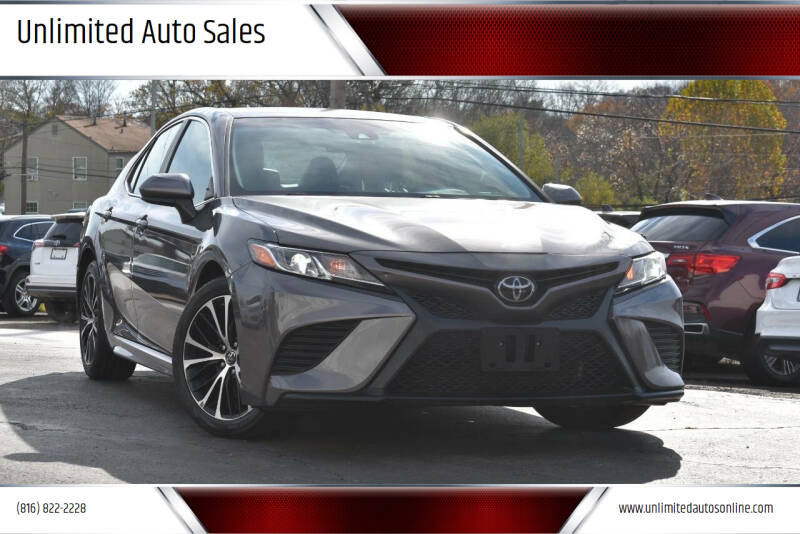 2018 Toyota Camry for sale at Unlimited Auto Sales in Kansas City MO