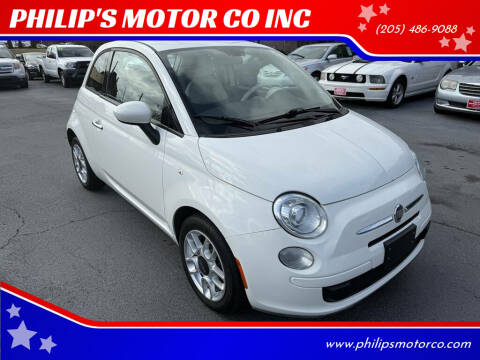 2014 FIAT 500 for sale at PHILIP'S MOTOR CO INC in Haleyville AL