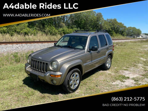 2003 Jeep Liberty for sale at A4dable Rides LLC in Haines City FL
