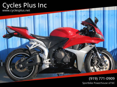 2007 Honda CBR600RR for sale at Cycles Plus Inc in Garner NC