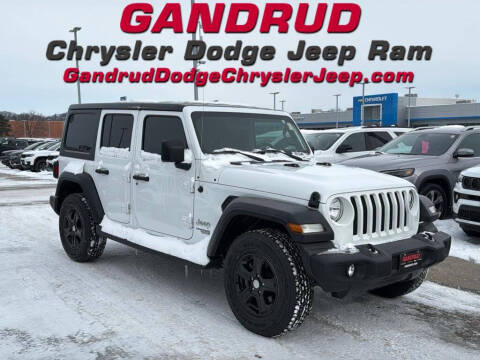 2018 Jeep Wrangler Unlimited for sale at GANDRUD CHEVROLET in Green Bay WI