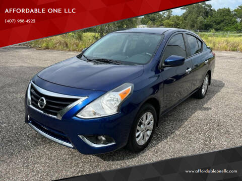 2018 Nissan Versa for sale at AFFORDABLE ONE LLC in Orlando FL