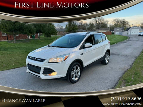 2014 Ford Escape for sale at First Line Motors in Brownsburg IN
