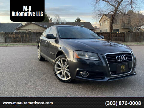 2013 Audi A3 for sale at M-A Automotive LLC in Aurora CO