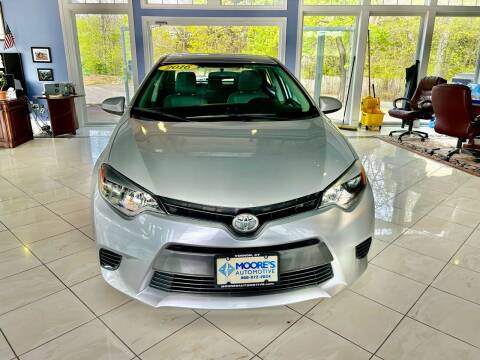 2016 Toyota Corolla for sale at MOORE'S AUTOMOTIVE in Vernon Rockville CT