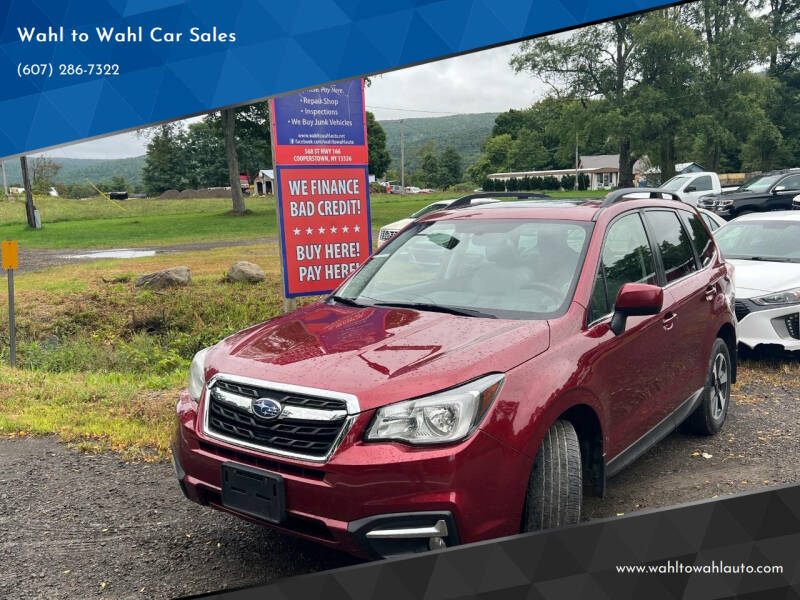 2018 Subaru Forester for sale at Wahl to Wahl Car Sales in Cooperstown NY