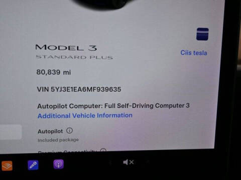 2021 Tesla Model 3 Standard Range Plus