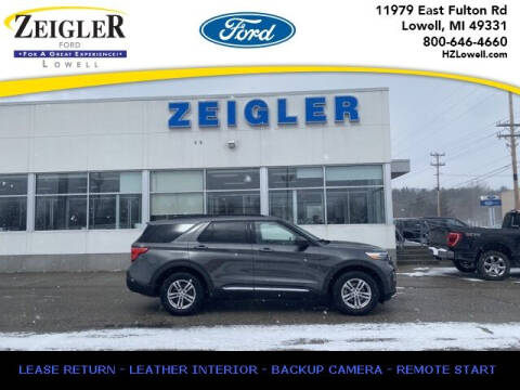 2020 Ford Explorer for sale at Zeigler Ford of Plainwell- Jeff Bishop - Zeigler Ford of Lowell in Lowell MI
