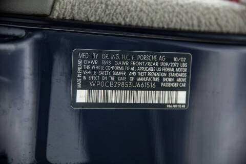 2003 Porsche Boxster S