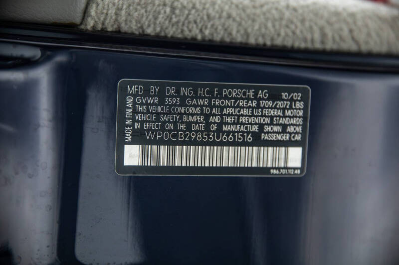 2003 Porsche Boxster S