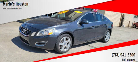 2013 Volvo S60 for sale at Mario's Houston in Houston TX