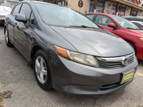 2012 Honda Civic for sale at USA Auto Brokers in Houston TX