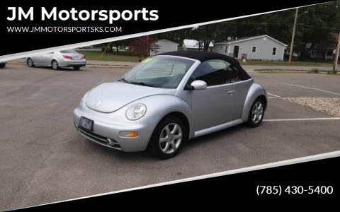 2004 Volkswagen New Beetle Convertible for sale at JM Motorsports in Topeka KS