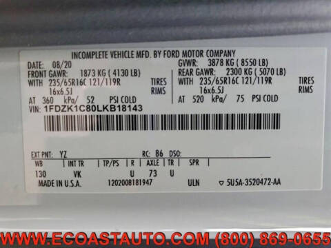 2020 Ford Transit
