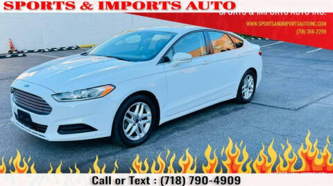 2014 Ford Fusion for sale at Sports & Imports Auto Inc. in Brooklyn NY