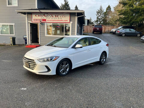 2017 Hyundai Elantra for sale at Oscar Auto Sales in Tacoma WA