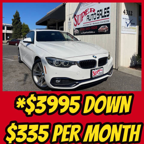 2018 BMW 4 Series for sale at Super Auto Sales Modesto in Modesto, CA