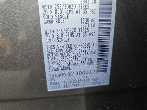 2025 Nissan Pathfinder Platinum