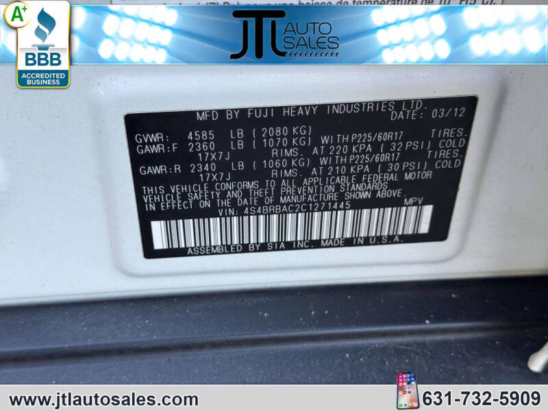 2012 Subaru Outback 2.5i