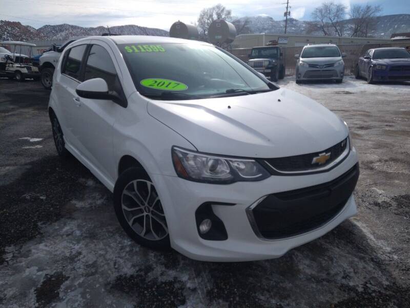 2017 Chevrolet Sonic for sale at Canyon View Auto Sales in Cedar City UT