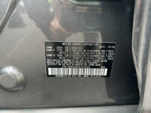 2020 Subaru Outback Onyx Edition XT