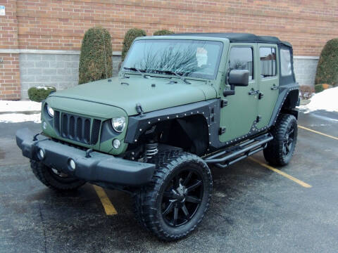2015 Jeep Wrangler Unlimited for sale at R & I Auto in Lake Bluff IL