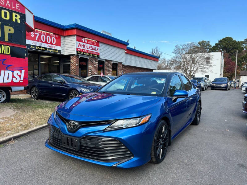 2019 Toyota Camry for sale at HW Auto Wholesale in Norfolk VA