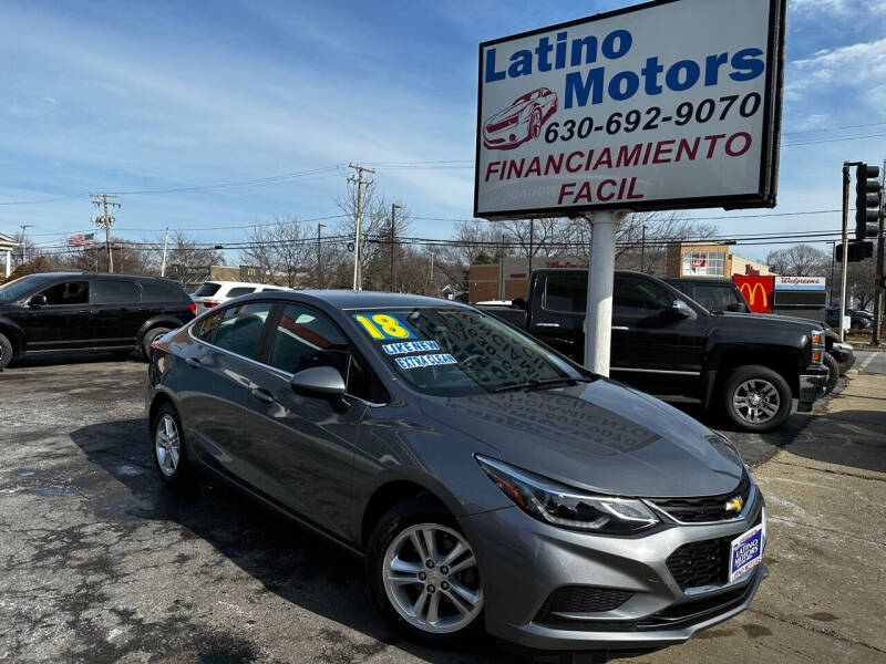 2018 Chevrolet Cruze for sale at Latino Motors in Aurora IL