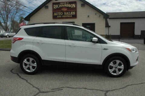 2014 Ford Escape for sale at Bruce H Richardson Auto Sales in Windham NH