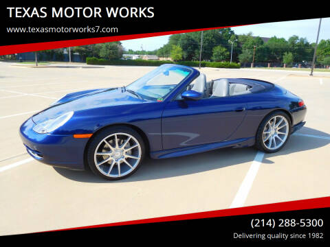 2001 Porsche 911 for sale at TEXAS MOTOR WORKS in Arlington TX