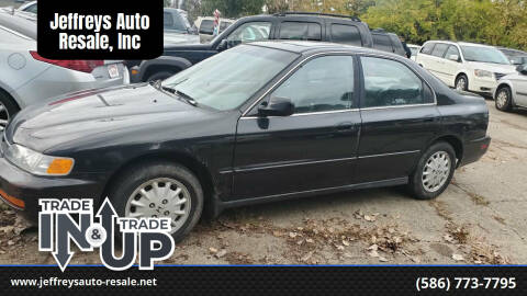 1997 Honda Accord for sale at Jeffreys Auto Resale, Inc in Clinton Township MI