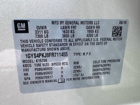 2015 Cadillac Escalade Platinum