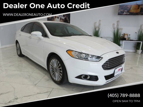 2015 Ford Fusion for sale at Dealer One Auto Credit in Oklahoma City OK
