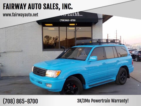 2001 Toyota Land Cruiser for sale at FAIRWAY AUTO SALES, INC. in Melrose Park IL