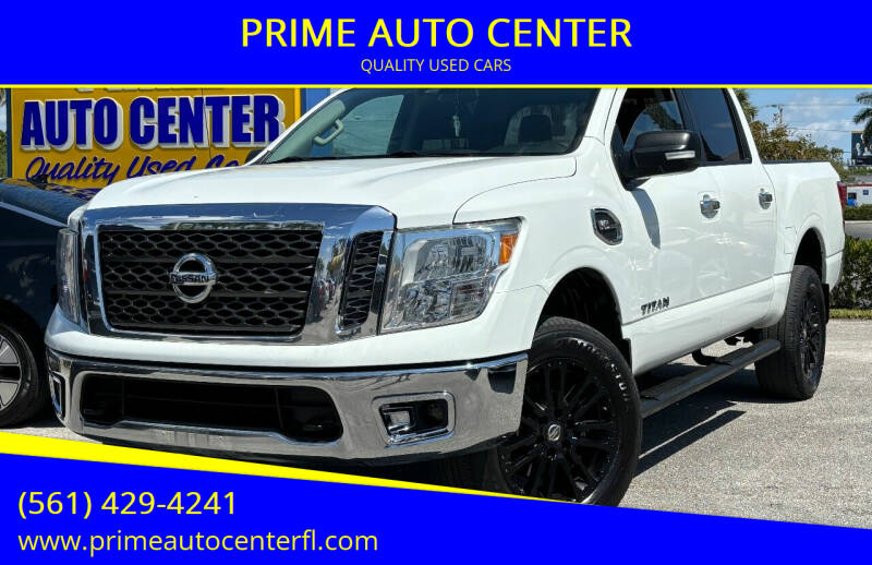 2017 Nissan Titan for sale at PRIME AUTO CENTER in Palm Springs FL