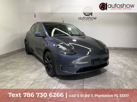 2020 Tesla Model Y for sale at AUTOSHOW SALES & SERVICE in Plantation FL