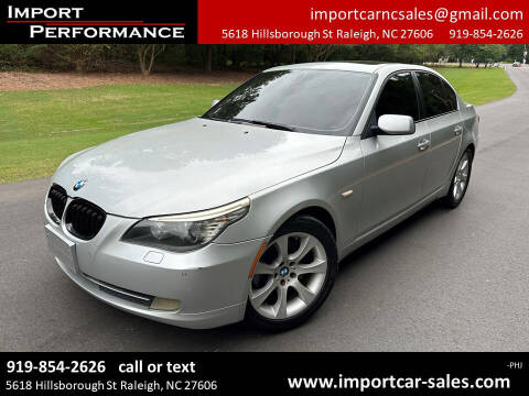 2008 BMW 5 Series for sale at Import Performance Sales in Raleigh NC