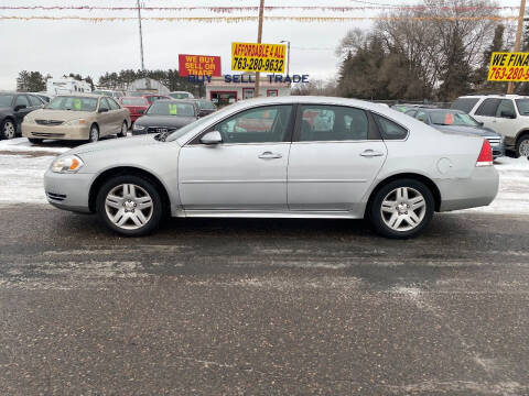 2013 Chevrolet Impala for sale at Affordable 4 All Auto Sales in Elk River MN